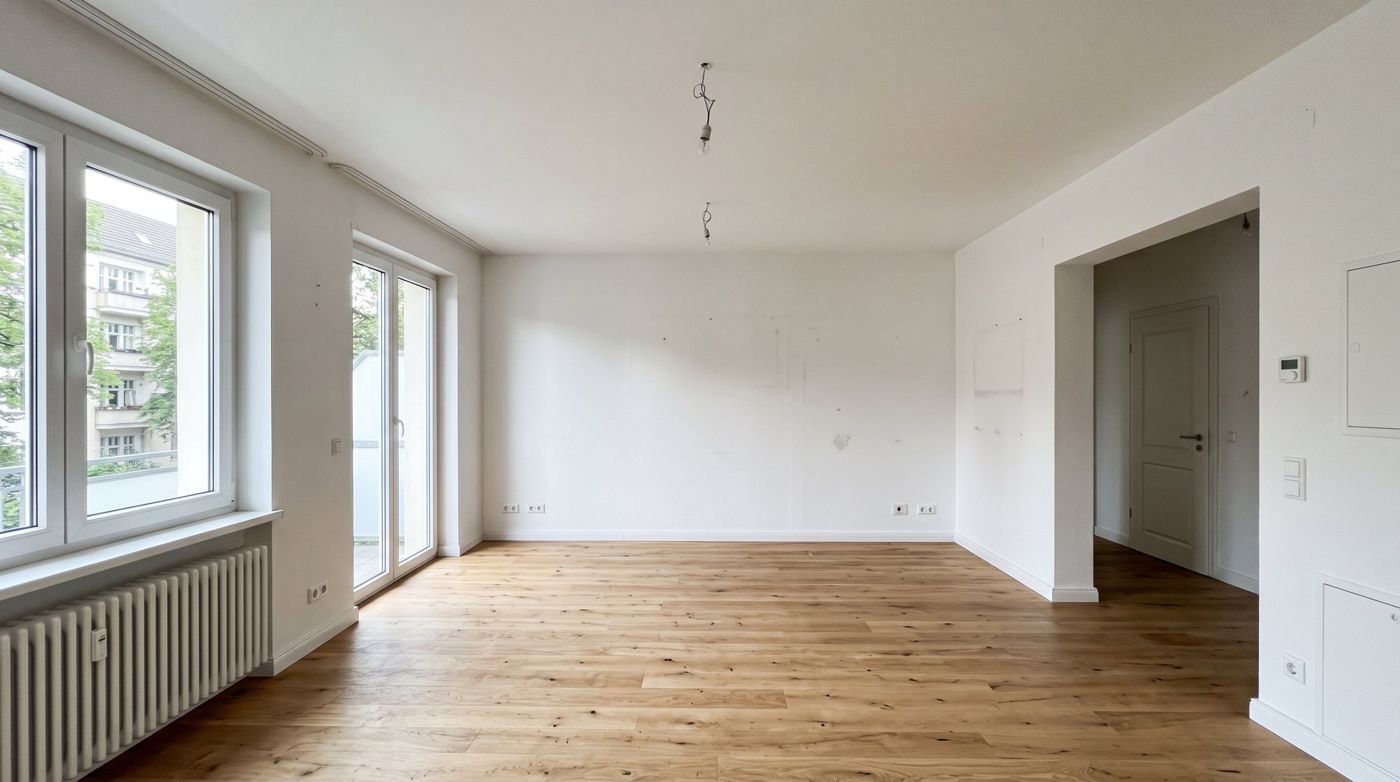 Besenrein übergebener Raum